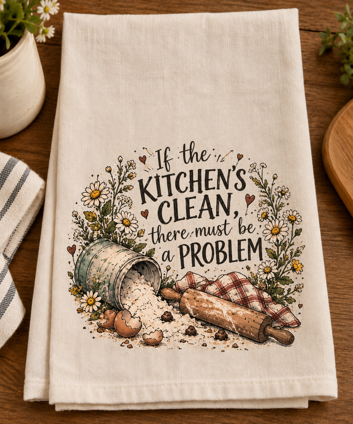 Cleaning Problem Tea Towel