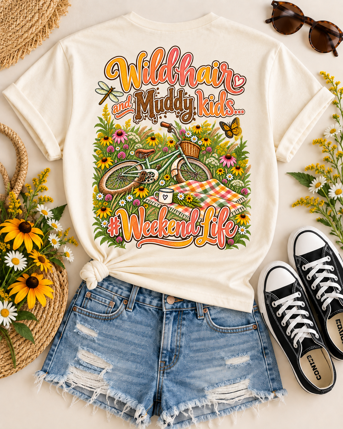 Wild Hair & Muddy Kids Tee