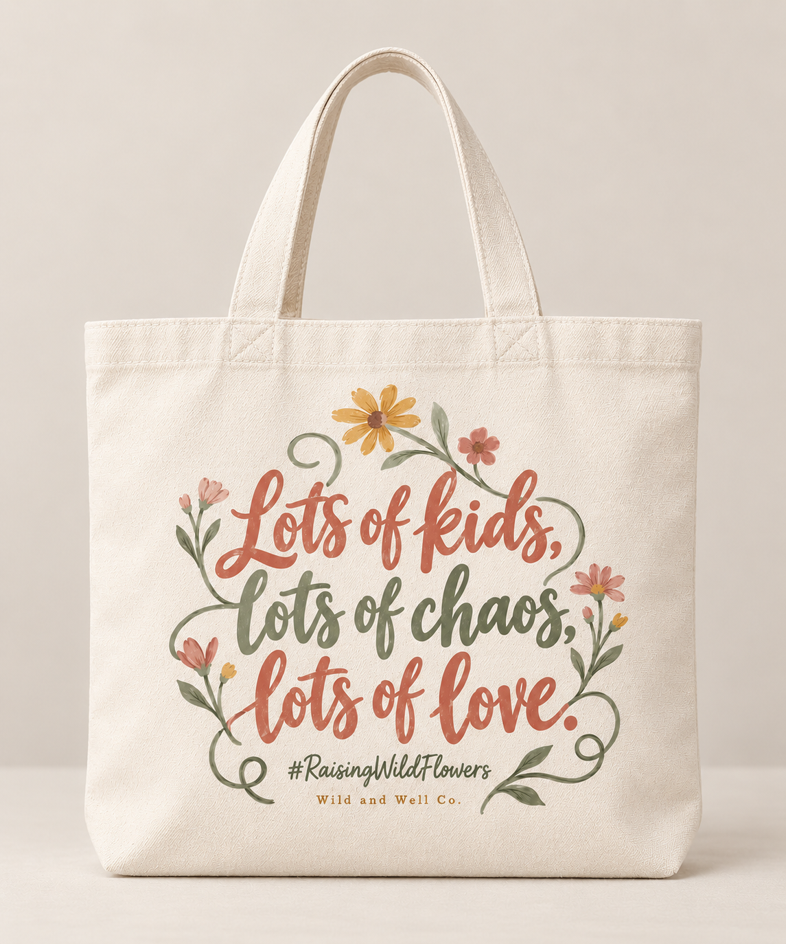 Kids, Chaos, & Love Tote